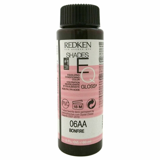 Semi-permanent Colourant Redken Shades EQ 06AA bonfire (3 x 60 ml)