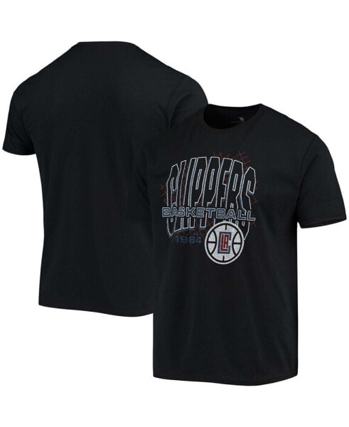 Men's Black LA Clippers Playground T-shirt