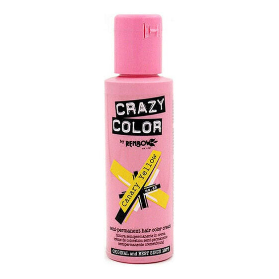 Краска для волос полуперманентная Crazy Color Canary Yellow 21597 Nº 49 100 мл
