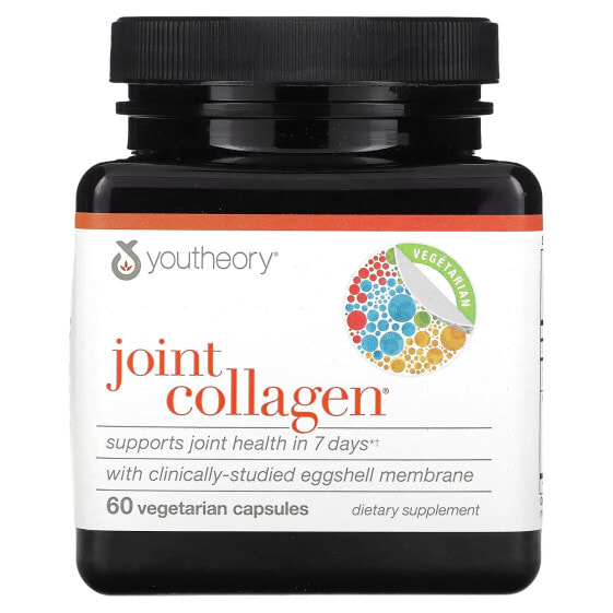 БАД для мышц и суставов Youtheory Joint Collagen, 60 вегетарианских капсул