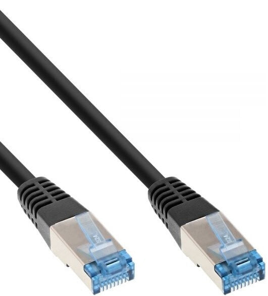 InLine Patch cable - Cat.6A - S/FTP - PE outdoor - black - 3m