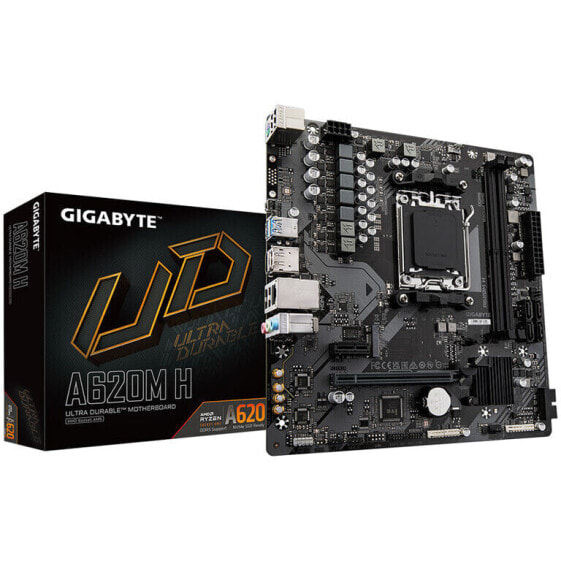 GIGABYTE A620M H, AMD A620 Mainboard - Sockel AM5, DDR5