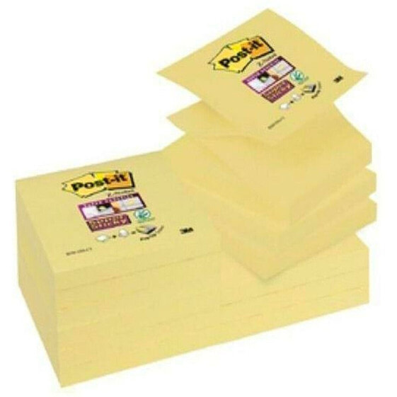 Стикеры для записей Post-it CANARY YELLOW 7,6 x 7,6 см 12 штук 76 x 76 мм - Жёлтый