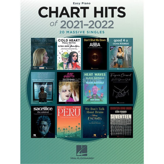 Hal Leonard Chart Hits of 2021-2022 Easy Piano