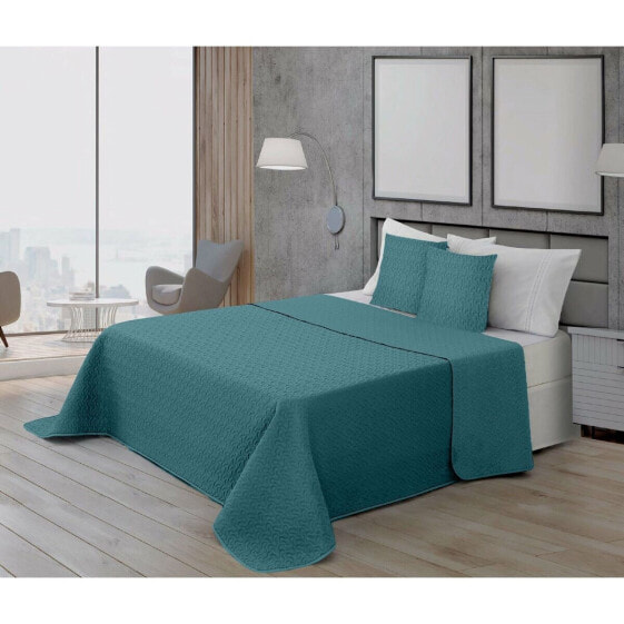 Bedspread (quilt) Decolores Liso Petroleum green 190 x 3 x 270 cm