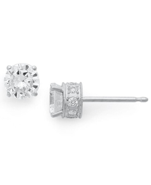 Diamond Filigree Stud Earrings in 14k White Gold (1-1/2 ct. t.w.)