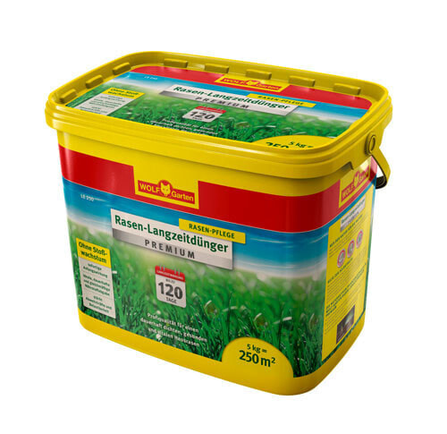 WOLF-Garten LE 250, Nitrogen fertilizer, Lawn grass, 4 month(s), 250 m², 5 kg