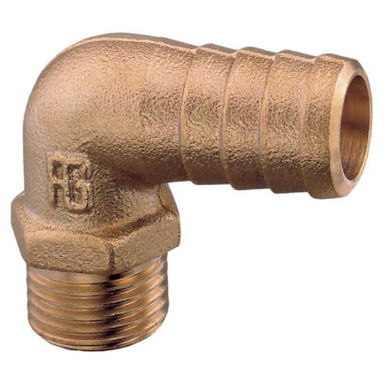 GUIDI 25 mm Curved Hose Connector