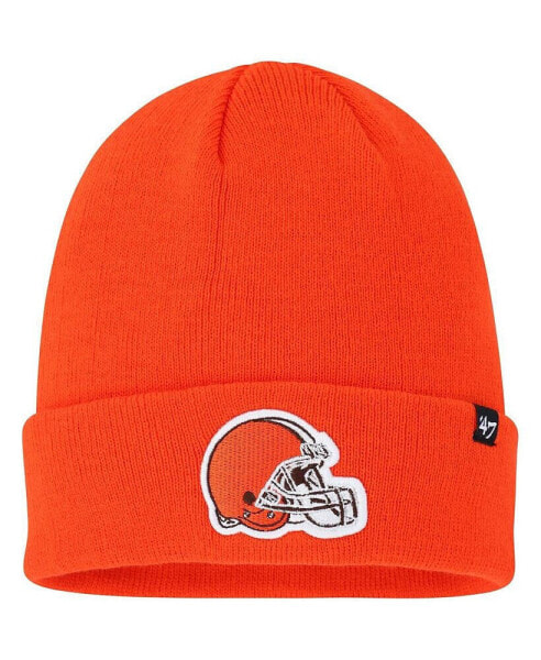 Шапка вязаная '47 Brand мужская Оранжевая Cleveland Browns Primary