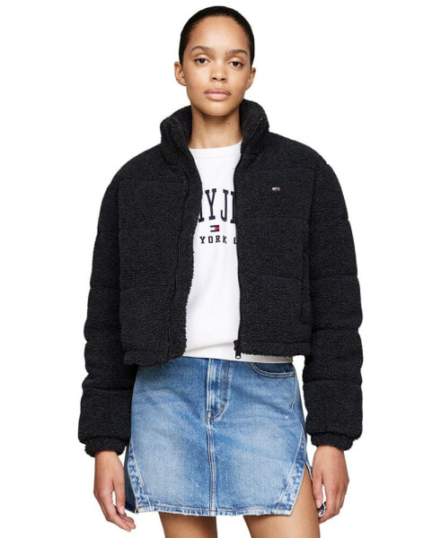 Women's Cropped Teddy Essential Coat