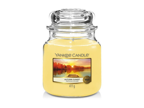 Ароматическая свеча Yankee Candle Classic medium Autumn Sunset 411 г Роскошныеараматическиедиффузоры исвечи