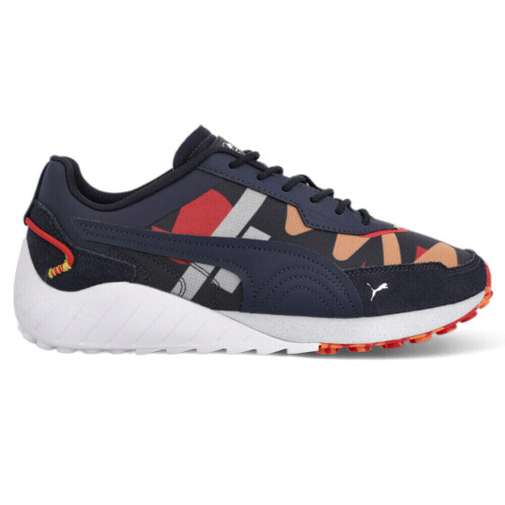 Puma Rbr Speedfusion Lace Up Mens Blue Sneakers Casual Shoes 30742201