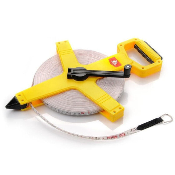 Measuring tape with handle Meteor 100m 38303