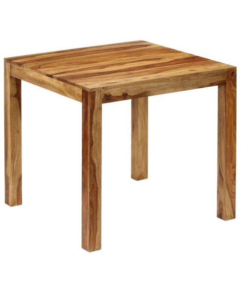 Dining Table Solid Sheesham Wood 32.3"x31.5"x29.9"