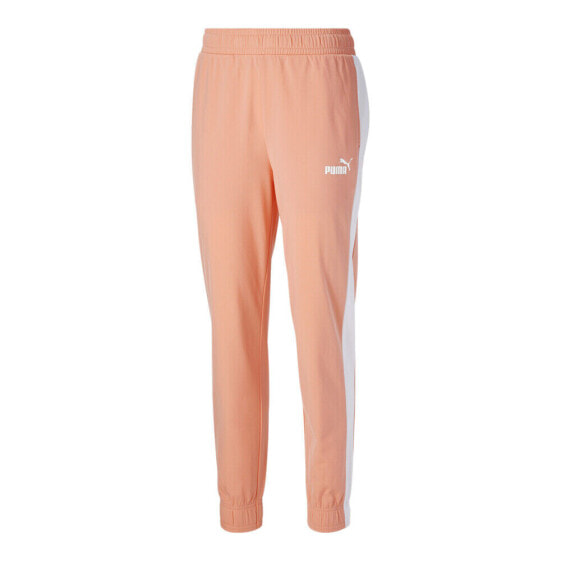 Puma Contrast Tricot Track Pants Womens Pink Casual Athletic Bottoms 84900028