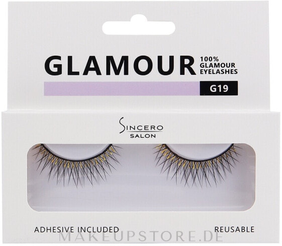 Künstliche Wimpern - Sincero Salon Eyelashes Glamour G19