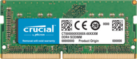 Crucial CT8G4S24AM - 8 GB - 1 x 8 GB - DDR4 - 2400 MHz - 260-pin SO-DIMM - Green