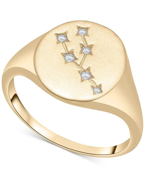 Diamond Taurus Constellation Ring (1/20 ct. t.w.) in 10k Gold, Created for Macy's