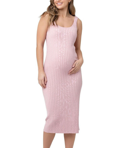 Maternity Carmen Rib Knit Tank Dress