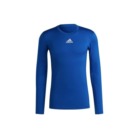 Синяя футболка Adidas Techfit Warm M