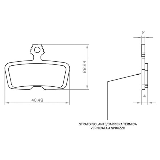 WAG Sram Code R E-Bike Disc Brake Pads