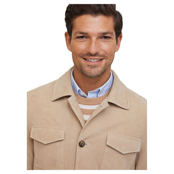 FAÇONNABLE Suede Safari jacket