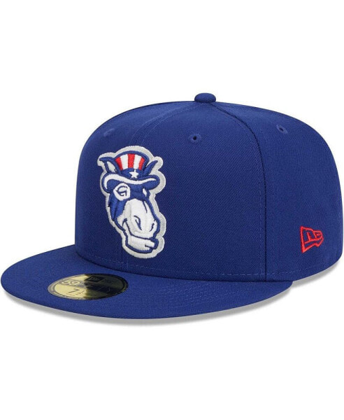 Men's Navy New Hampshire Fisher Cats Theme Nights New Hampshire Primaries 59FIFTY Fitted Hat