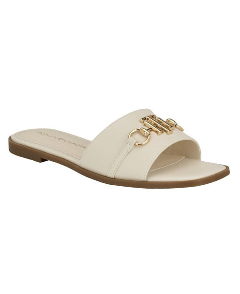 Women's Pipper Ornamented Slide Sandals