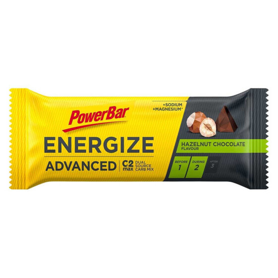 POWERBAR Energize Advanced 55g Hazelnut Chocolate Energy Bar