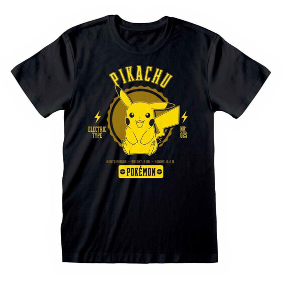 HEROES Official Pokemon Collegiate Pikachu short sleeve T-shirt