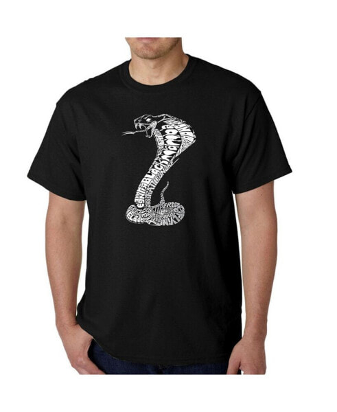 Men's Word Art T-Shirt - Types of Snakes