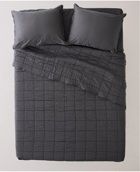Одеяло из хлопка Pact Quilted Comforter - Full/Queen
