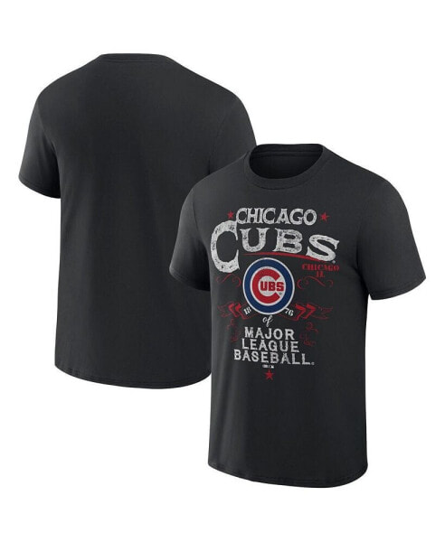Men's Darius Rucker Collection by Black Chicago Cubs Beach Splatter T-shirt