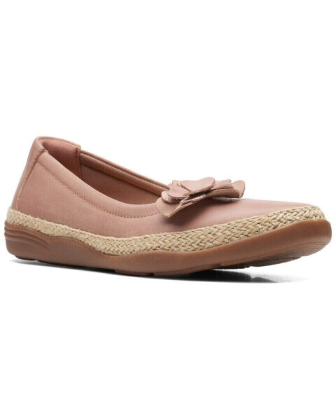 Clarks Elaina Jade Leather Flat Women's 7