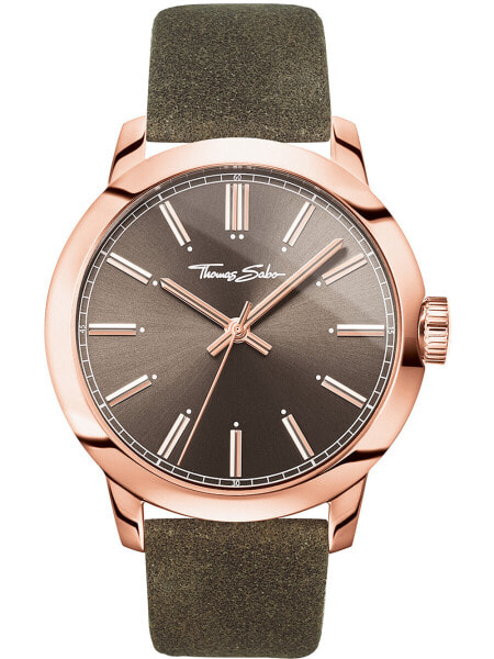 Наручные часы Gevril women's Gandria Bronze Gray Leather Watch 36mm.