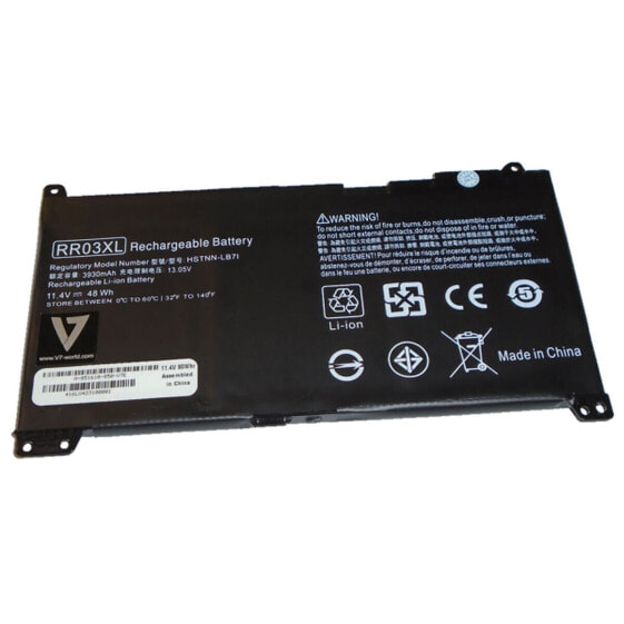 Батарея для ноутбука V7 H-851610-850-V7E Чёрный 3930 mAh