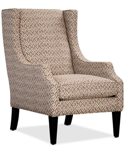 Kallison Fabric Wing Chair, Created for Macy's