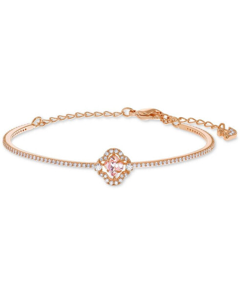 Браслет Swarovski Crystal Clover Rose Gold-Tone.