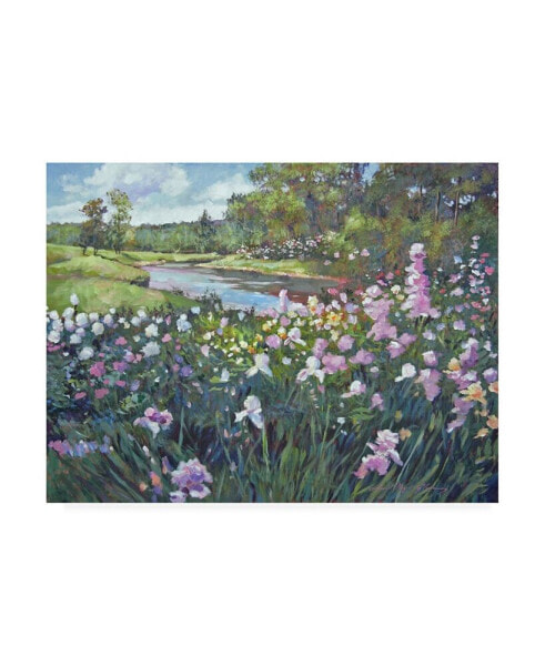 Картина холст масло Trademark Global David Lloyd Glover River Spring Garden - 37" x 49"