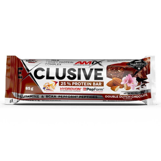 AMIX Exclusive 85g Protein Bar Double Chocolate