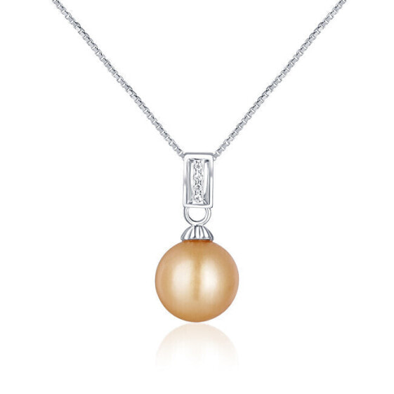 Колье JwL Luxury Pearls Silver Gold South Pacific Pearl