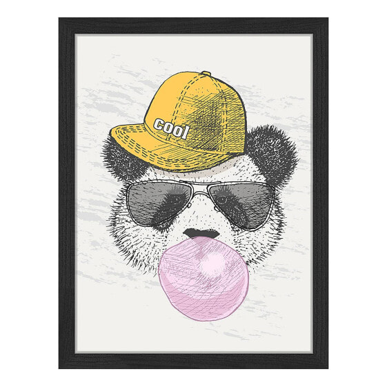 Bild Panda With A Cap