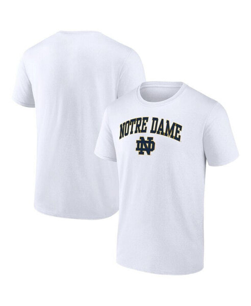 Men's White Notre Dame Fighting Irish Campus T-shirt