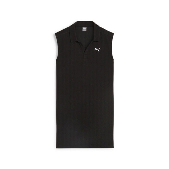 Puma Her Sleeveless Dress Womens Black Casual 67870201