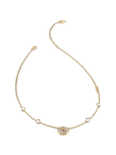 Stylish Dreaming Gold Plated Necklace Guess JUBN03124JWYGT/U