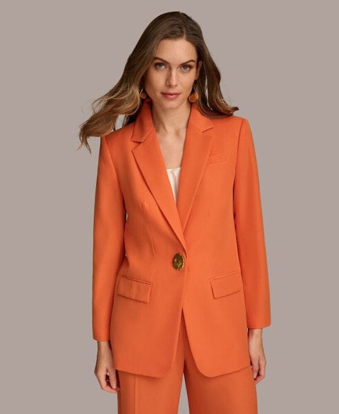 Women's One-Button Blazer