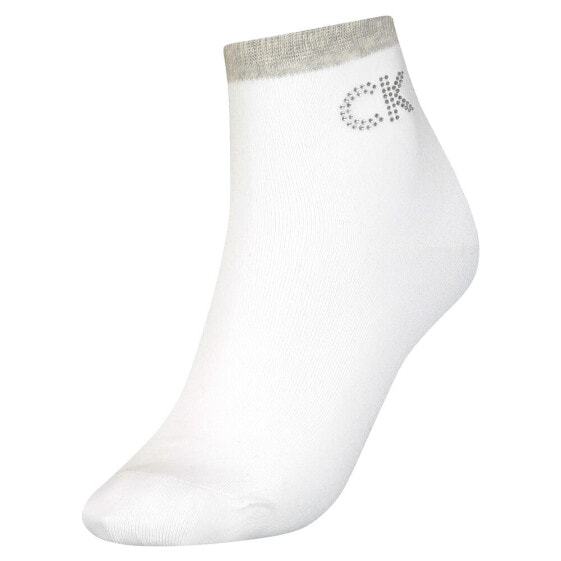 CALVIN KLEIN Short Big Crystal Logo socks