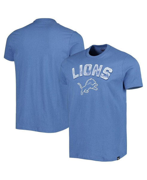 Men's Blue Detroit Lions All Arch Franklin T-shirt