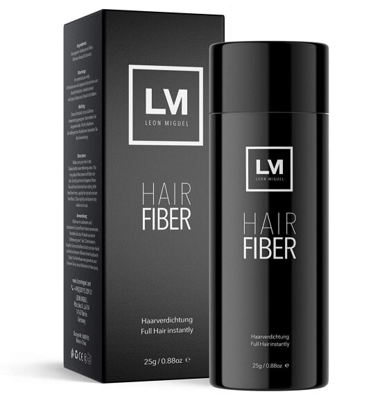 Leon Miguel® Hair Fibre - Hair Thickening - Premium Scatter Hair / Pouring Hair with Instant Effect for Secret Corners, Hair Loss and Light Hair - Hair Powder 25 g