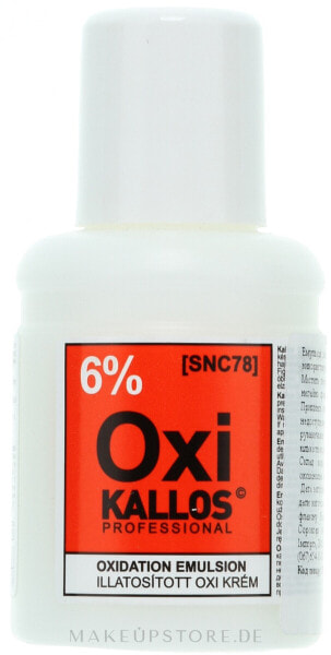 Oxidationsmittel 6% - Kallos Cosmetics Oxi Oxidation Emulsion With Parfum 60 ml